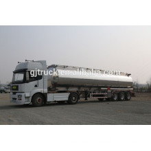 high quality stainless tank trailer with 3-5 compartments for liquid loading
